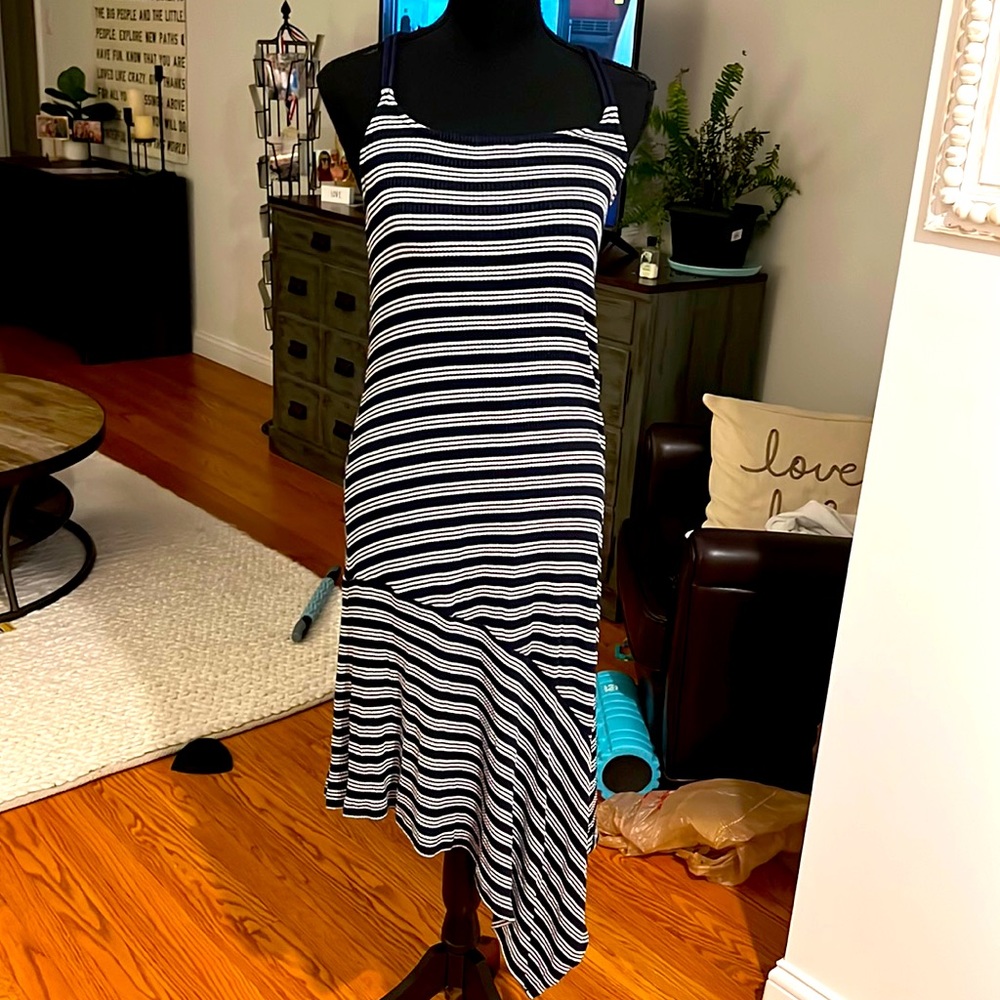 Gap navy and white striped sundress - size xs
